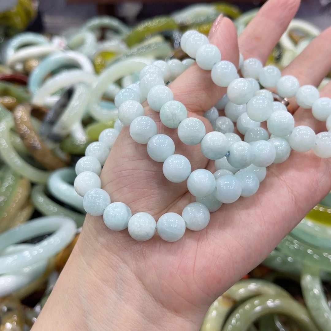 岫玉未镶嵌手镯手镯