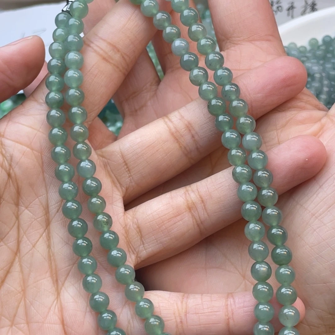 翡翠散珠卡6左右珠链