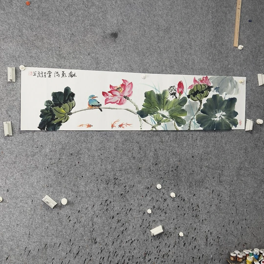 国画炳*哥和美美和美美