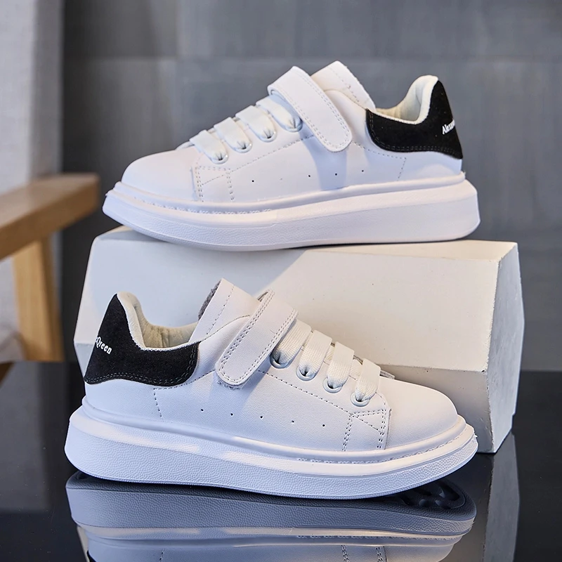 女童女孩麦昆小白鞋春季软底防滑儿童运动鞋网鞋新款春秋轻便中大
