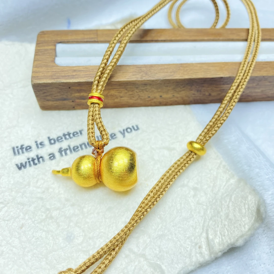 项链 YG黄色葫芦项链多样性发货45415