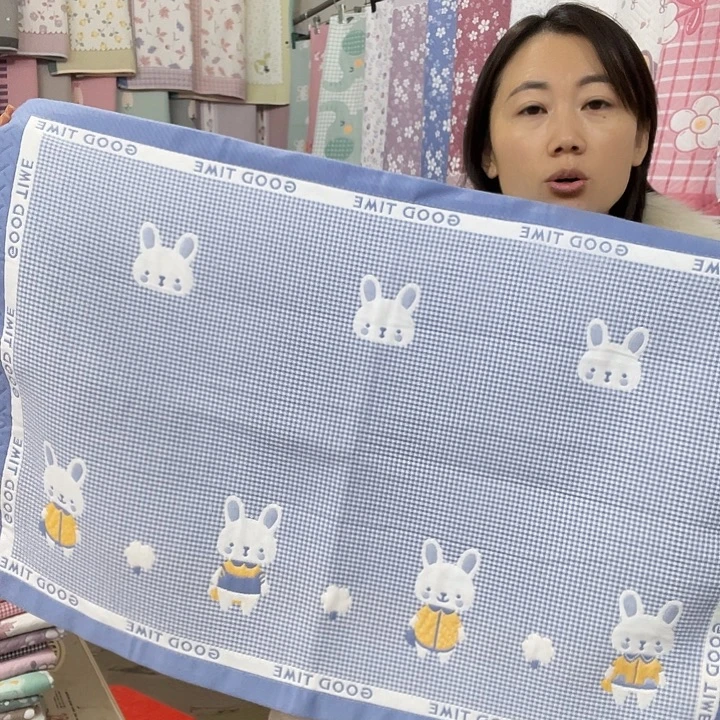 棉特价促销蓝色小兔子