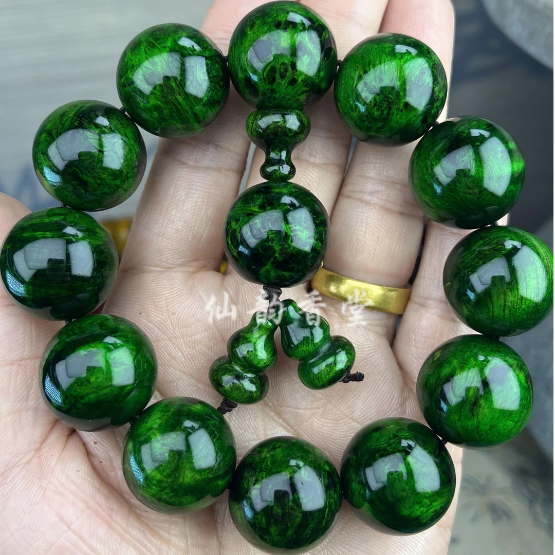 2.0正宗雷击水墨丹青瘤疤新奇特串珠宝藏文创