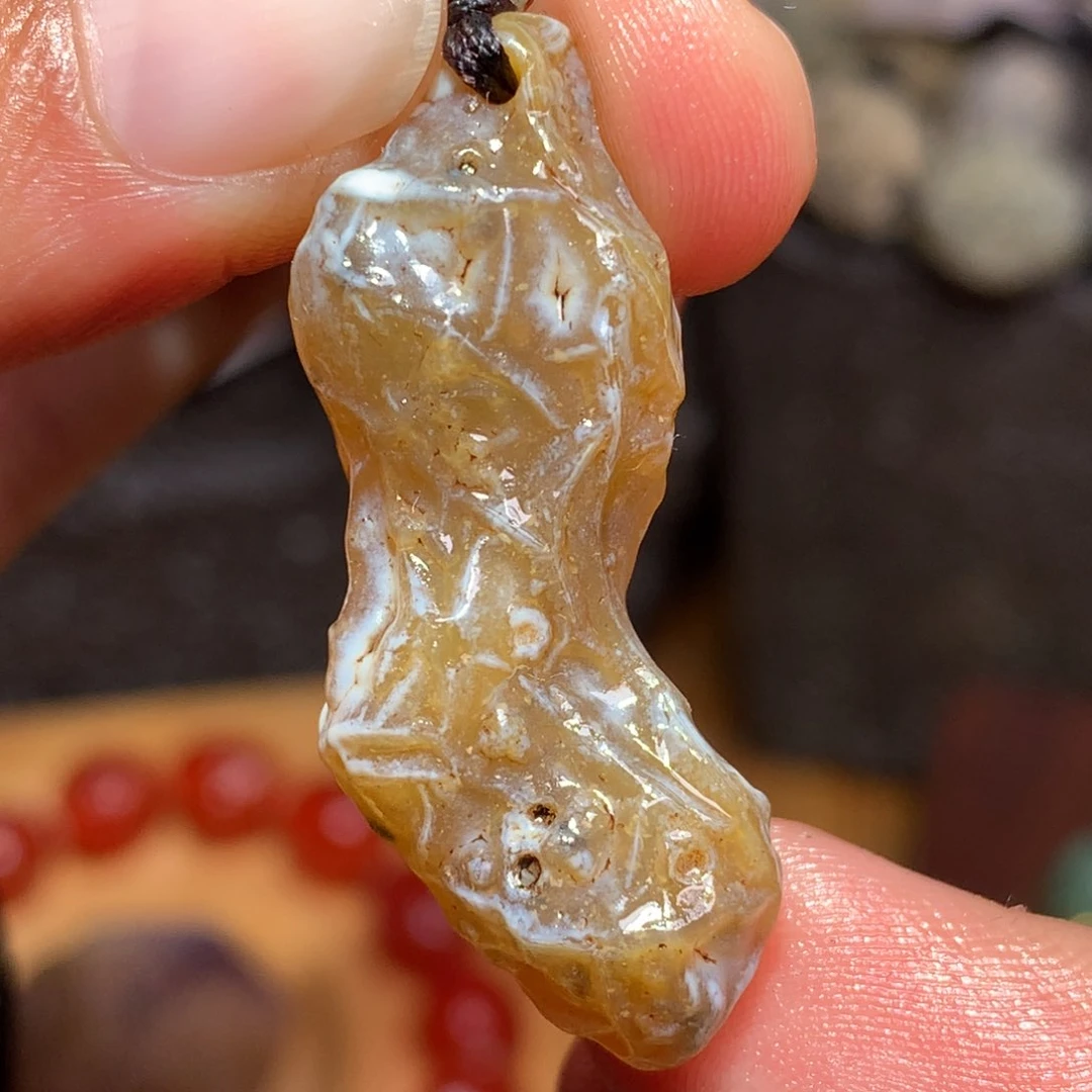 未镶嵌玛瑙/玉髓珠宝半成品