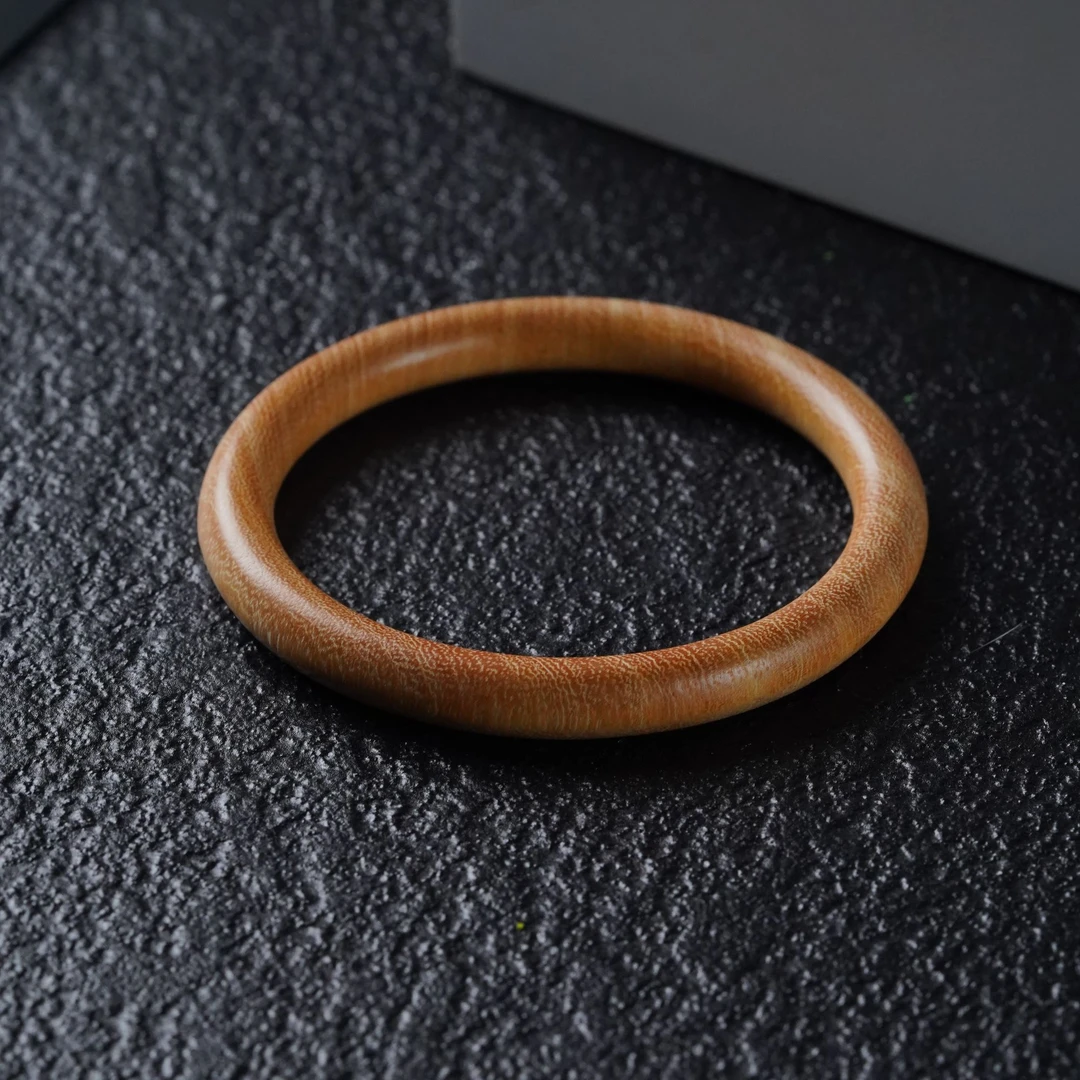 【珊木居】QT668 黄金檀0.8条宽手镯