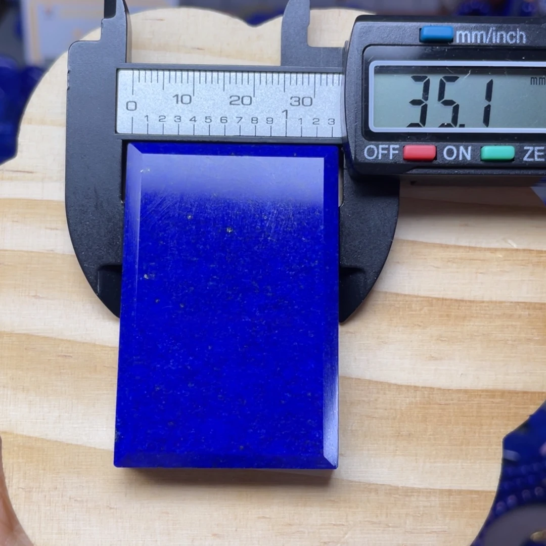 青金石未镶嵌35×52mm无事牌