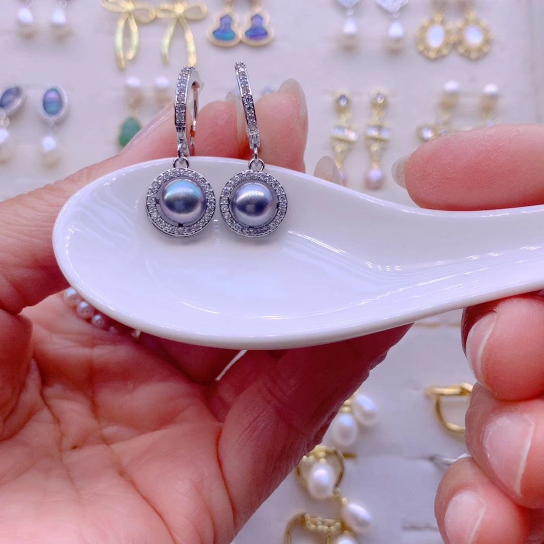 耳饰淡水珍珠合金