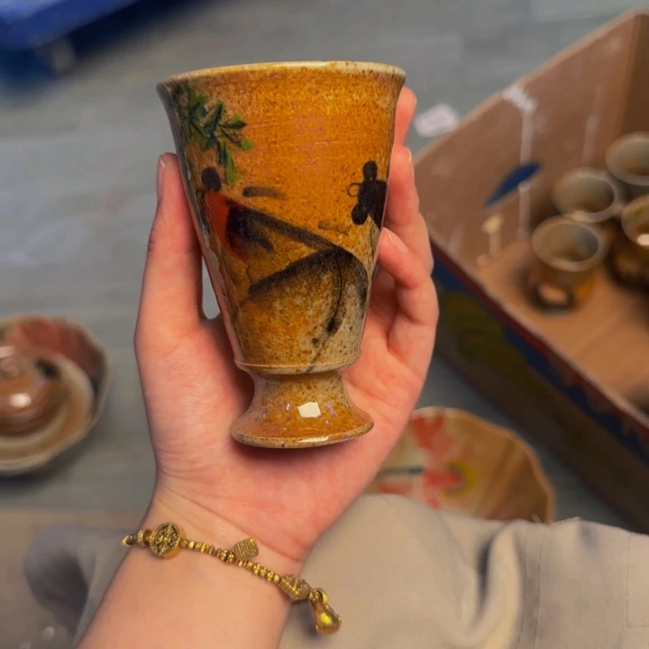 瓷片景德镇陶瓷手工手绘