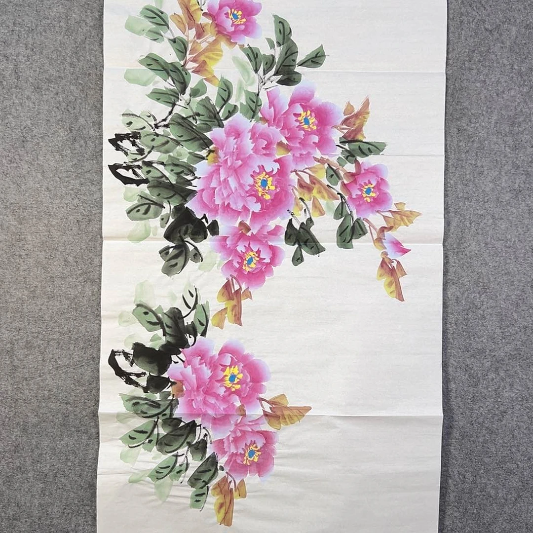 国画036 牡丹花等经济植物和花卉资源