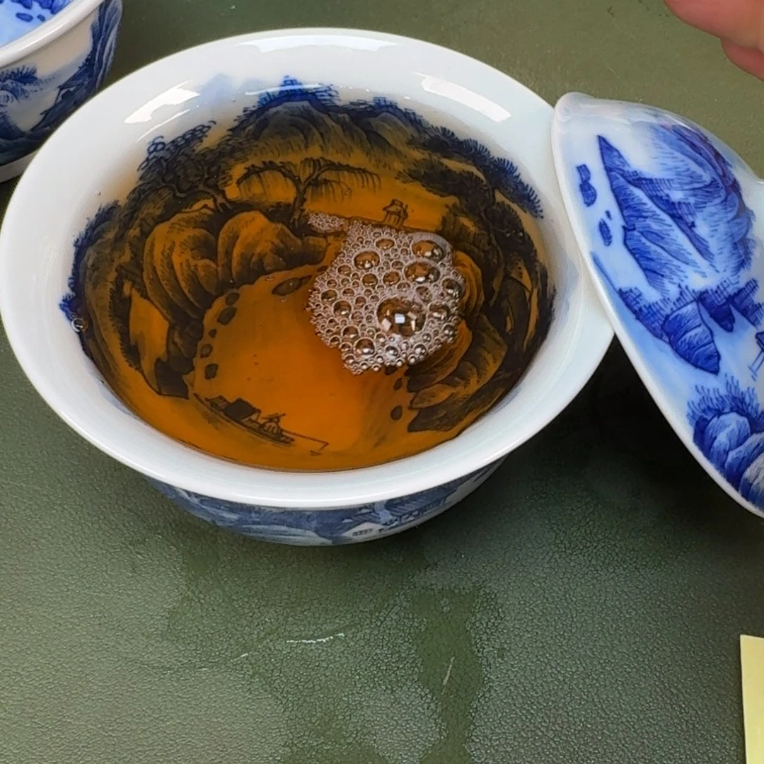 陶景德镇纯手绘茶具圆圆