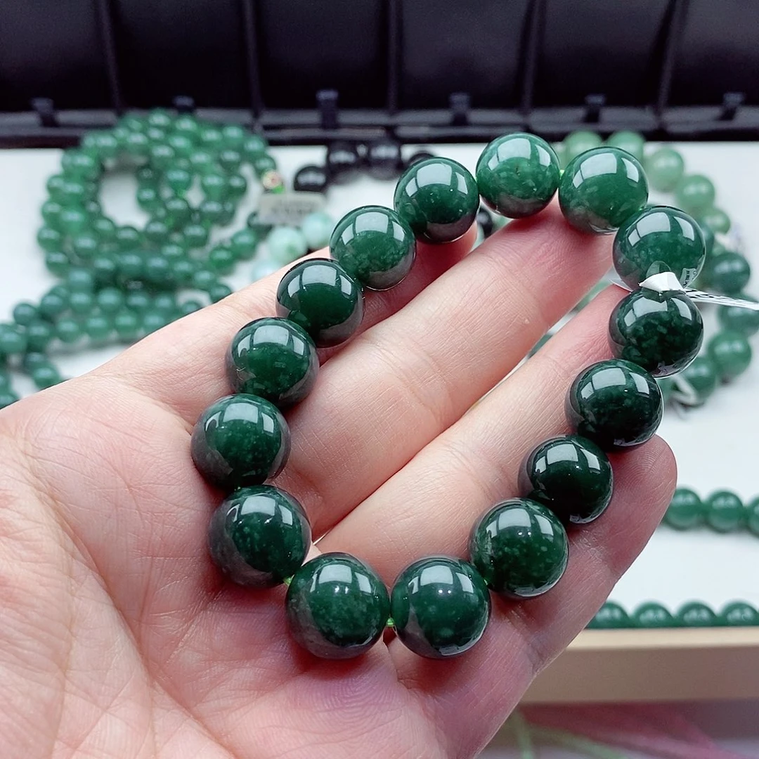 翡翠未镶嵌毛衣链