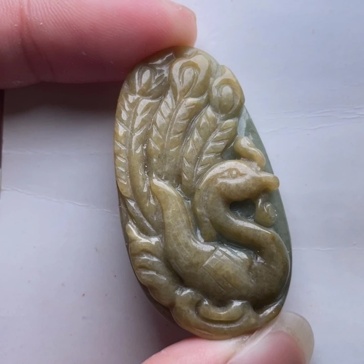 翡翠未镶嵌吊坠(不含链)翡翠