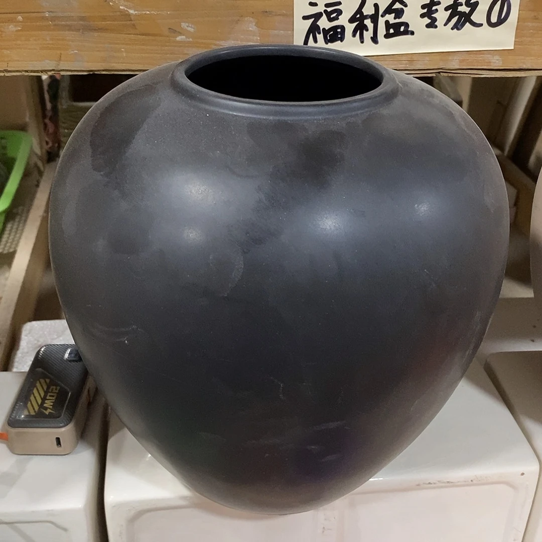 摆件水培陶盆无孔 瑕疵介意勿拍