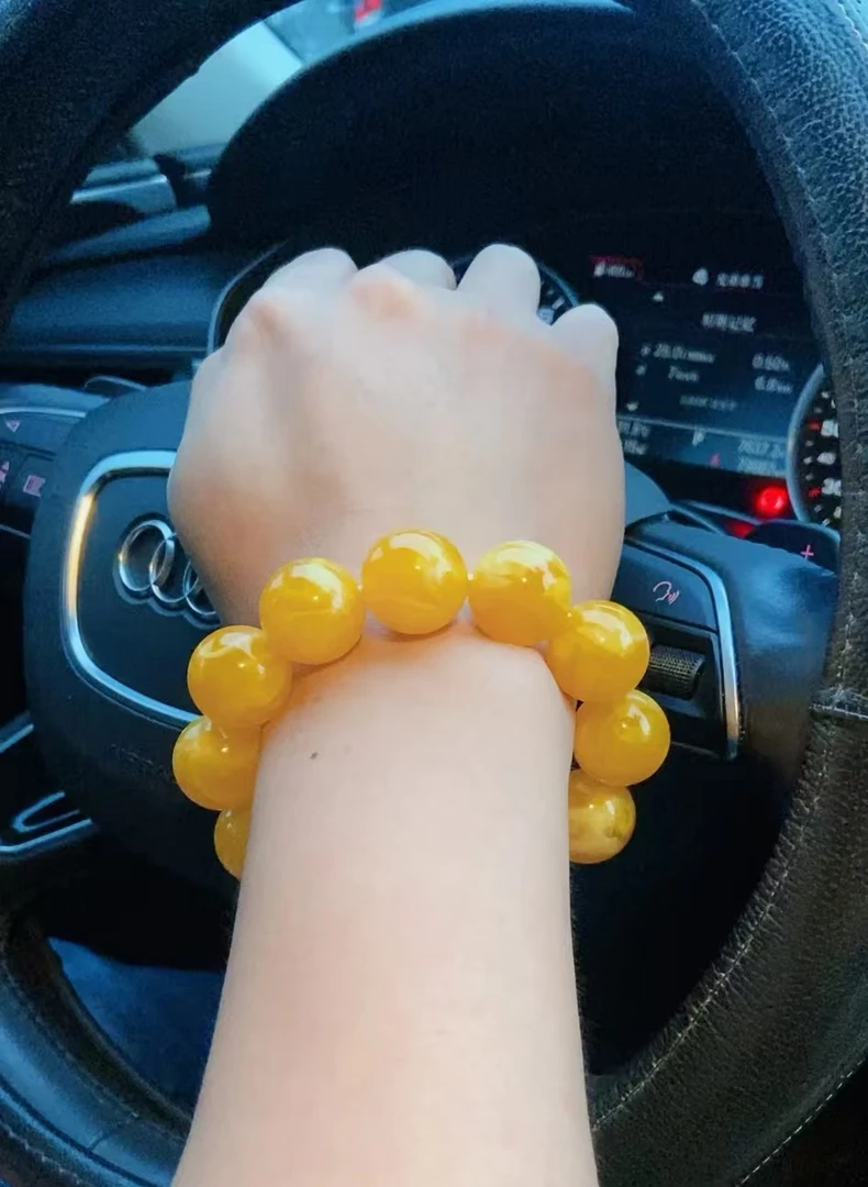 H002精品单圈黄菩提手串