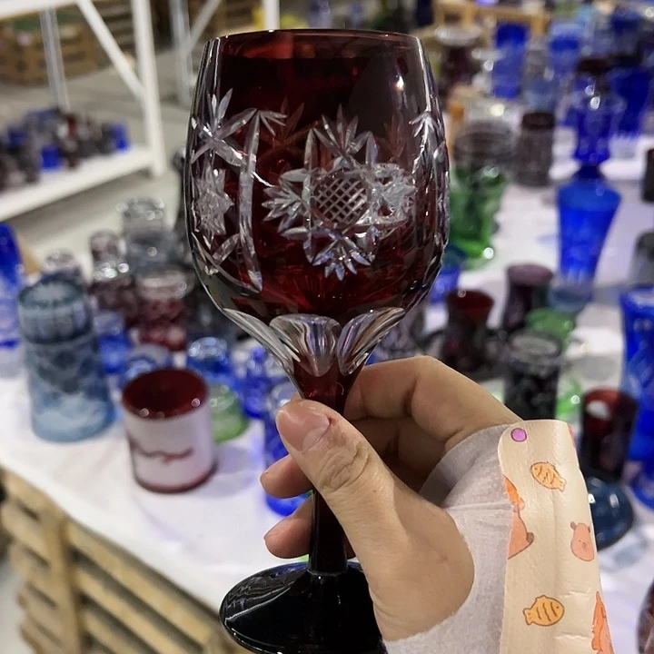 水晶玻璃手柄款微瑕一个