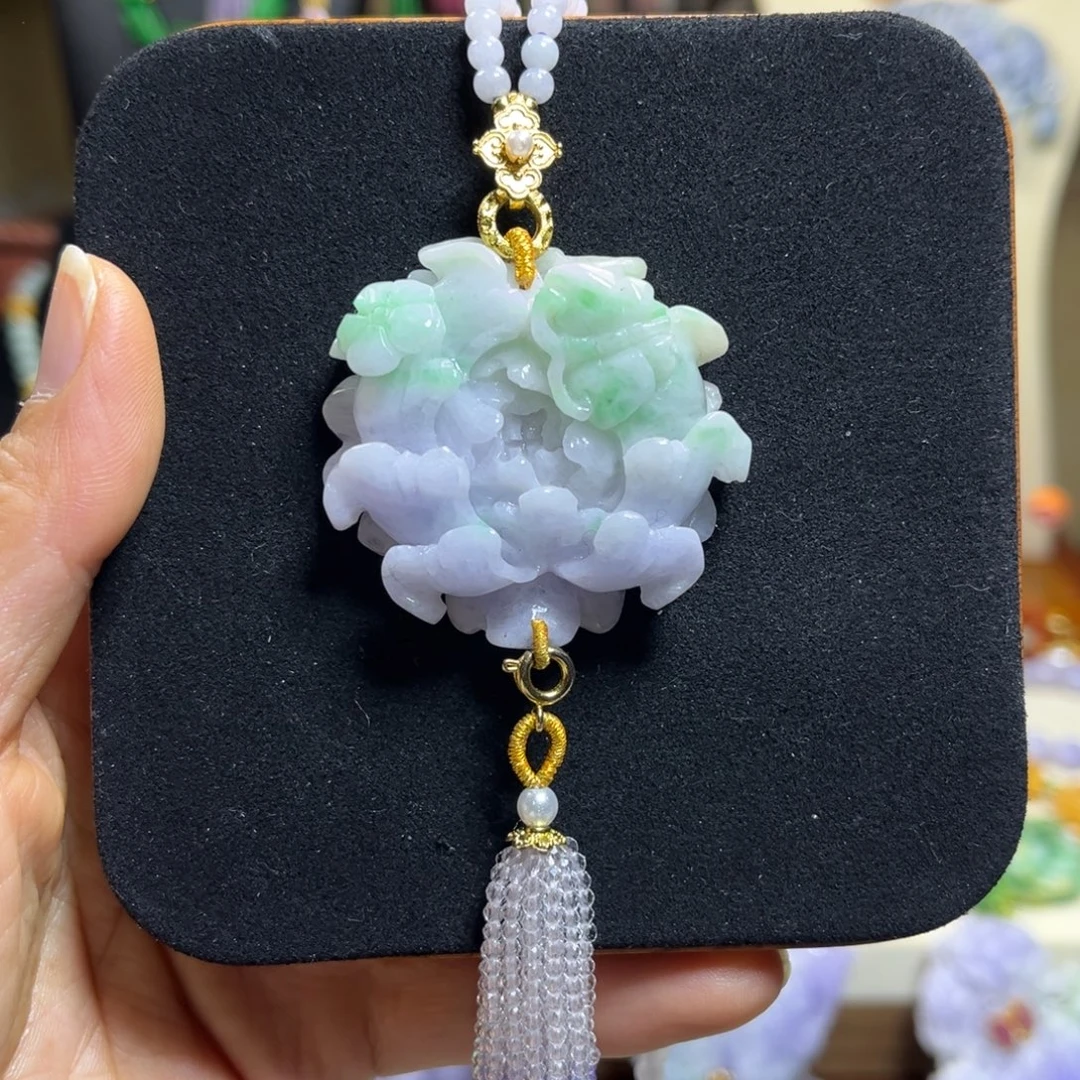 翡翠未镶嵌颈饰天然翡翠