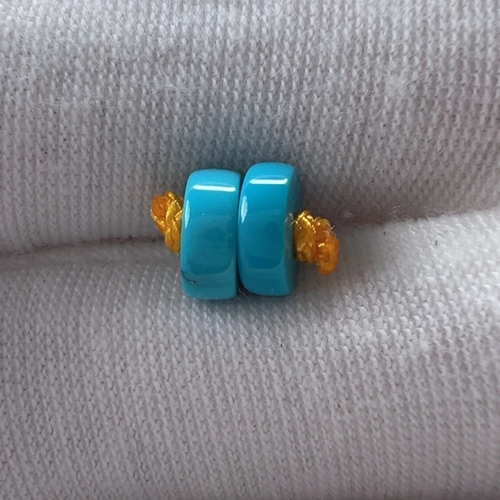 绿松石未镶嵌隔片6.4mm