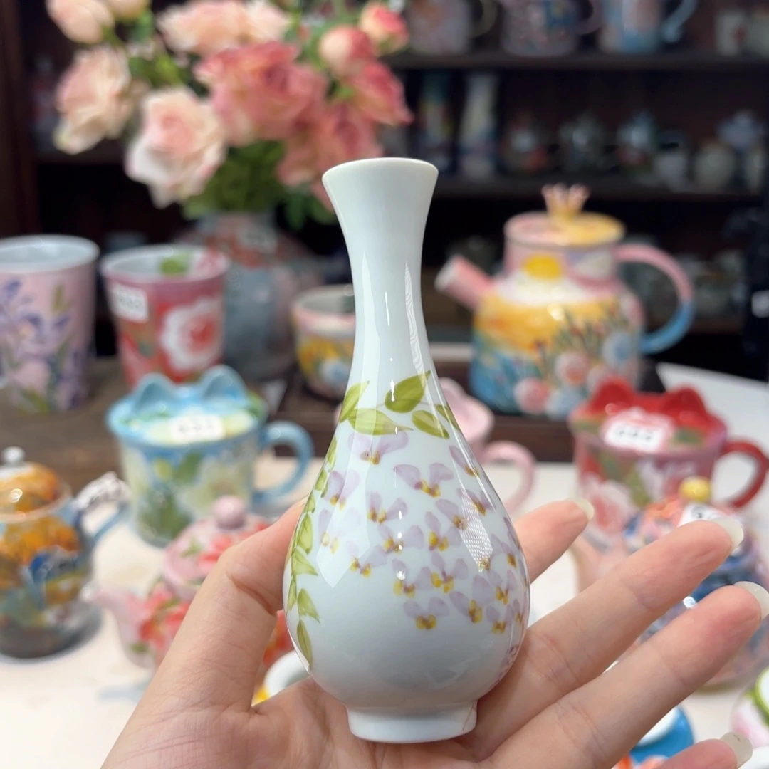 景德镇手绘高温釉下彩陶瓷茶具