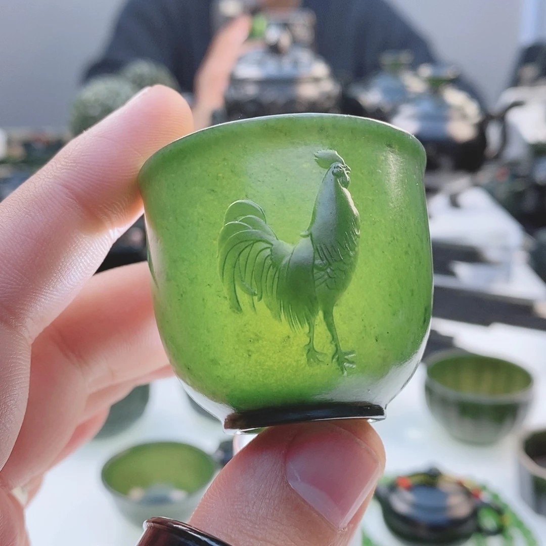 和田玉（青玉）把件未镶嵌