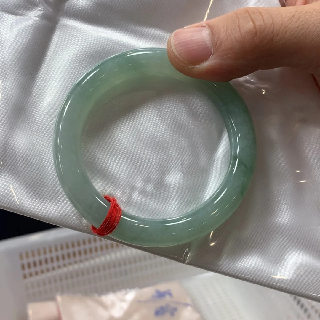 糖***糖翡翠未镶嵌手镯翡翠