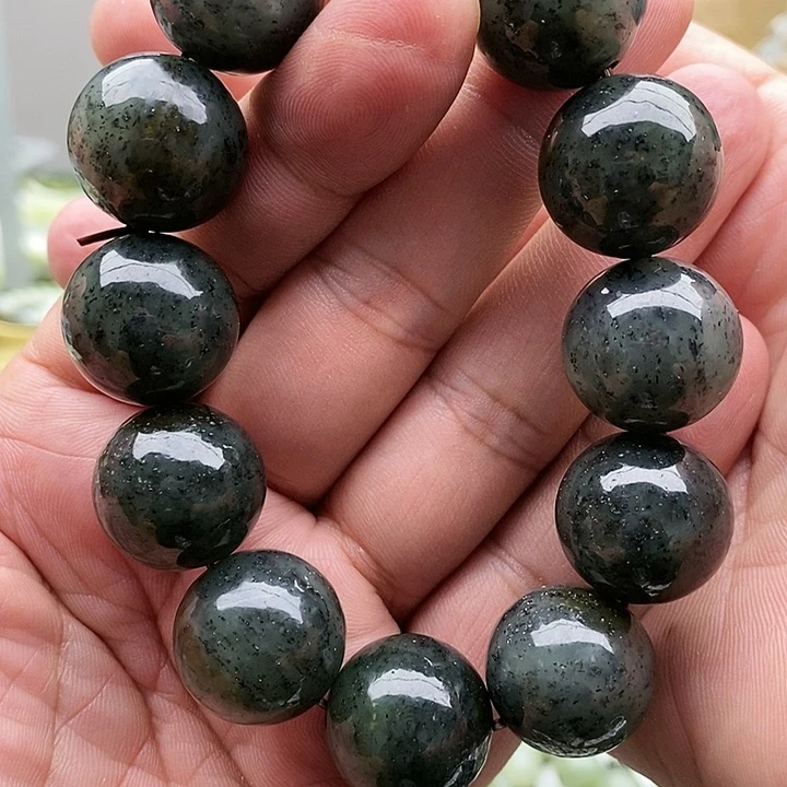 【闪购商品】未镶嵌手串和田玉20青花