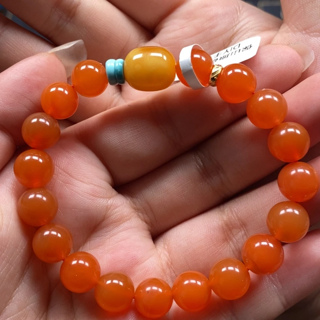 南红玛瑙未镶嵌手串