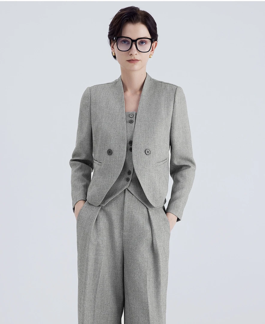 意大利设计师品牌女装 春季短外套