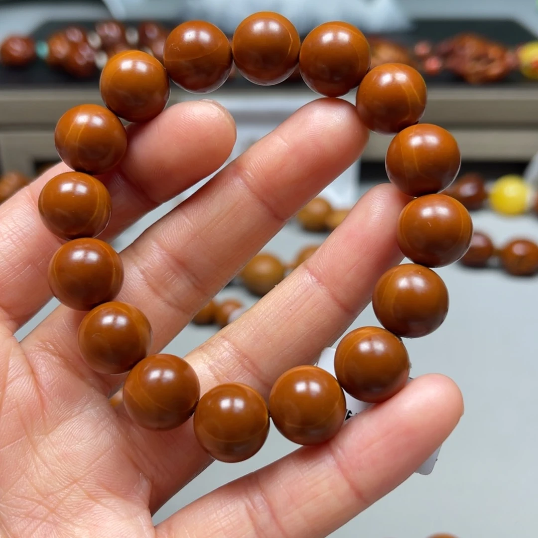 吊坠橄榄核正圆铁核1.3