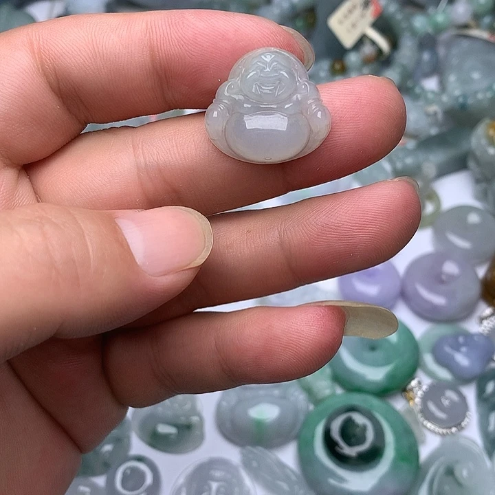 颈饰未镶嵌翡翠天然翡翠