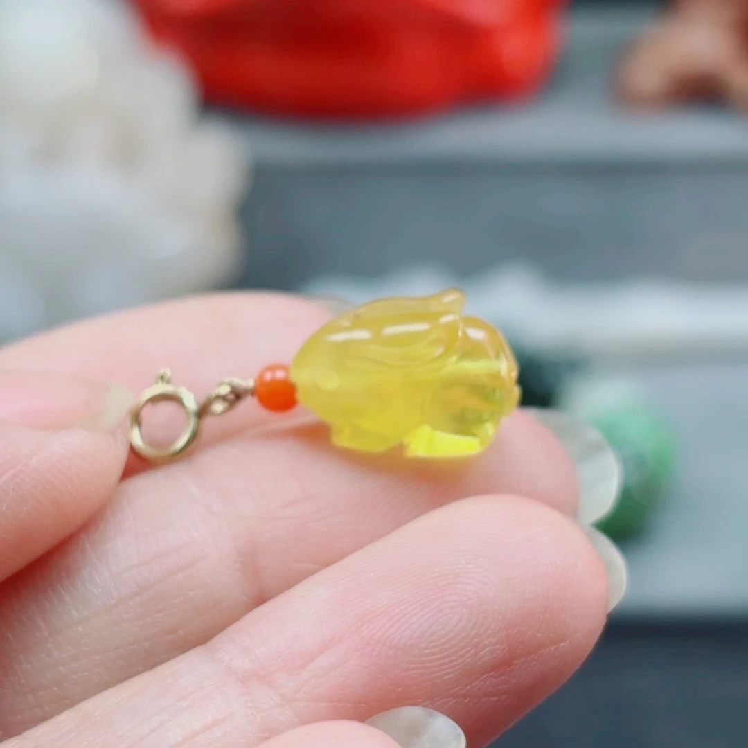 蜜蜡未镶嵌颈饰多样性发货一件