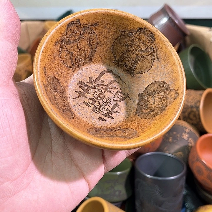 茶杯紫砂全手工紫砂主人杯