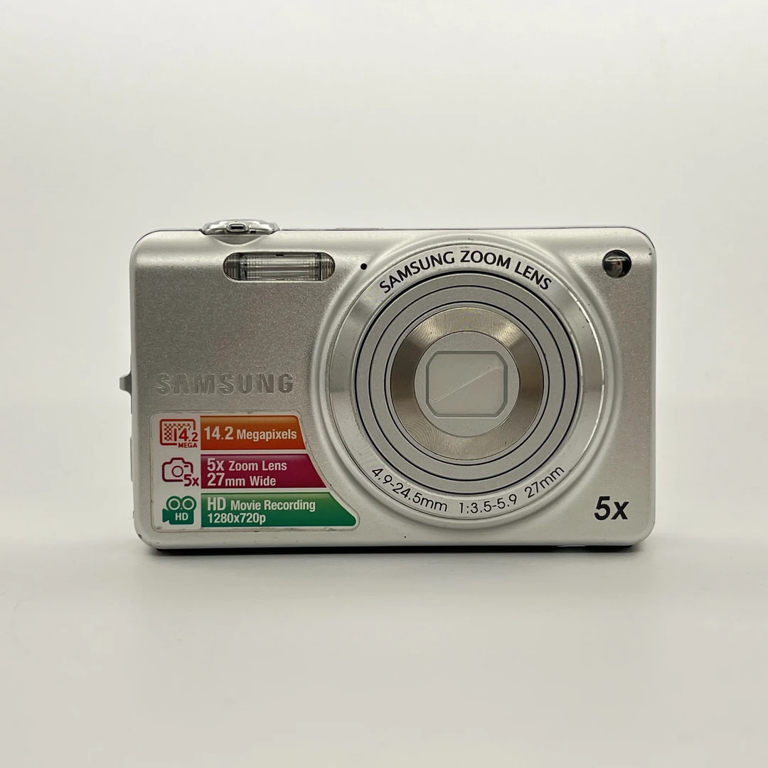 95新 Samsung/三星 ST65 银色 1420万像素 5倍变焦 CCD数码相机
