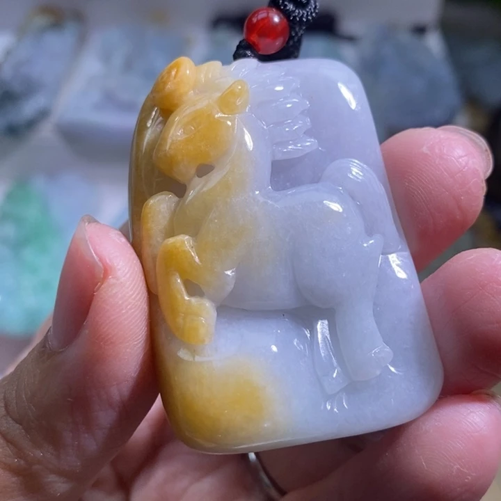 【闪购商品】颈饰未镶嵌翡翠马