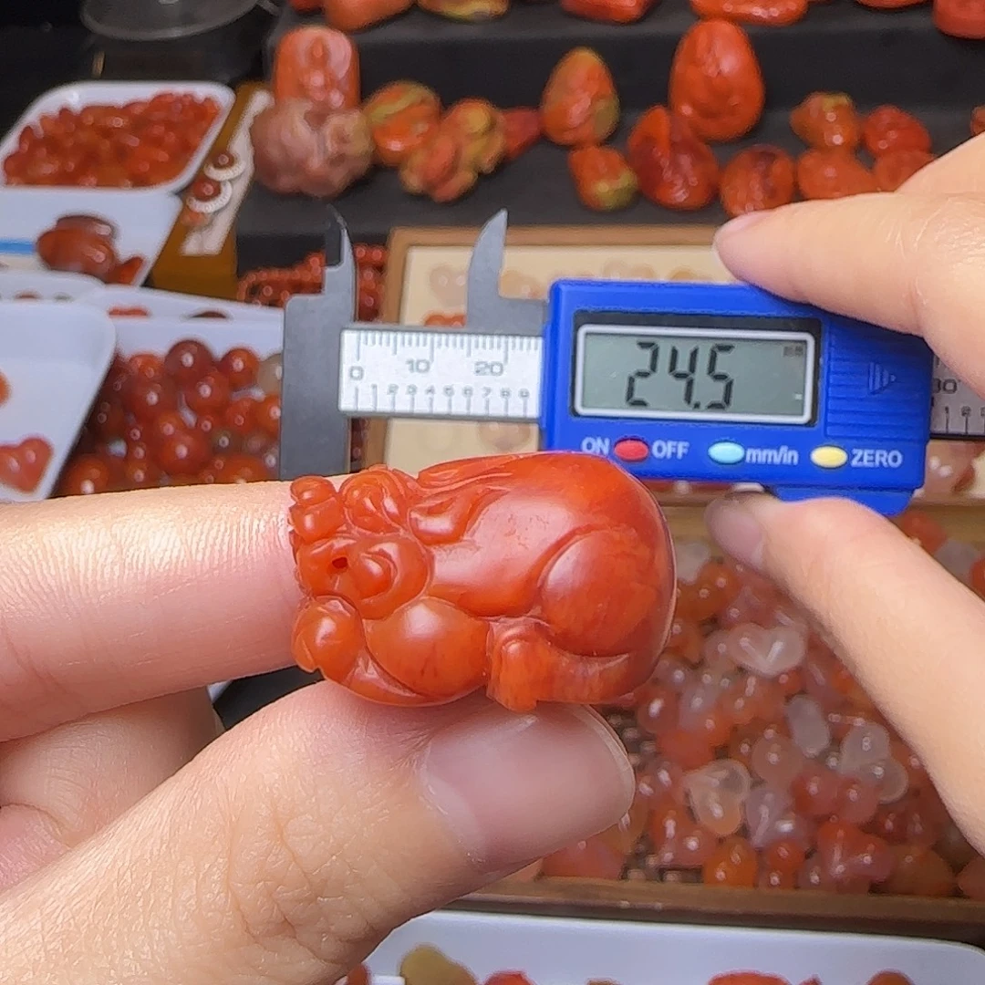 南红玛瑙未镶嵌颈饰