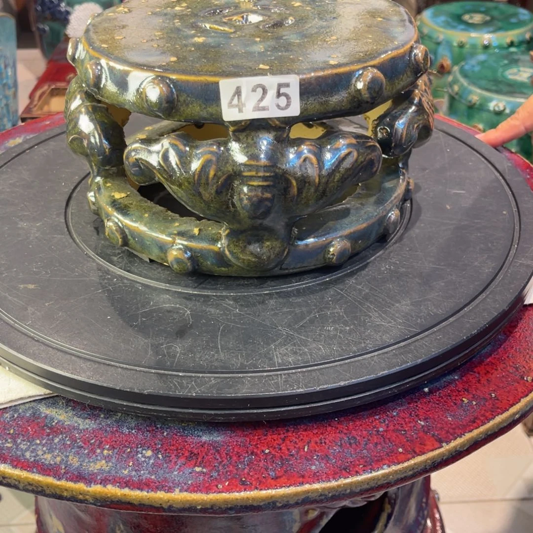 情***夏石湾纯手工高温粗陶瑕疵425