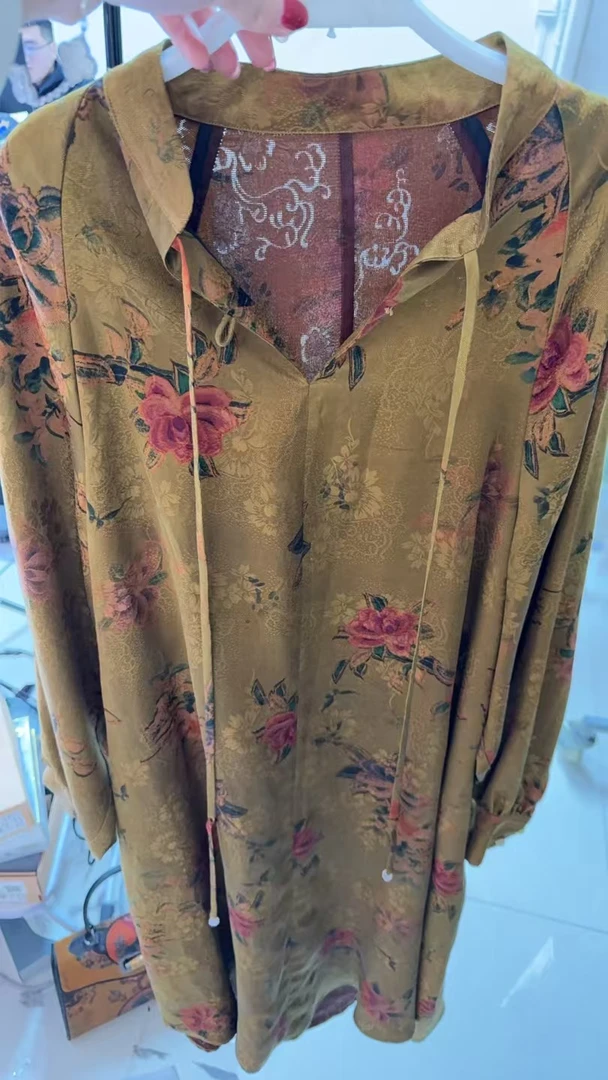 陌妆桑蚕丝孤品B12701