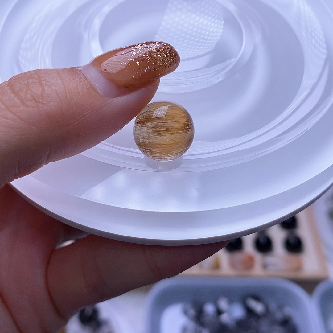水晶天然水晶定制打孔不退换未镶嵌