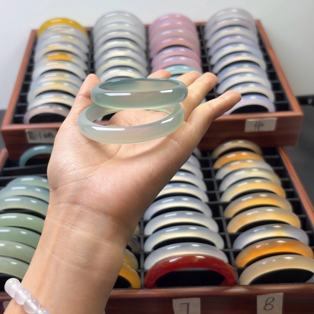 手镯玛瑙/玉髓未镶嵌付*素1