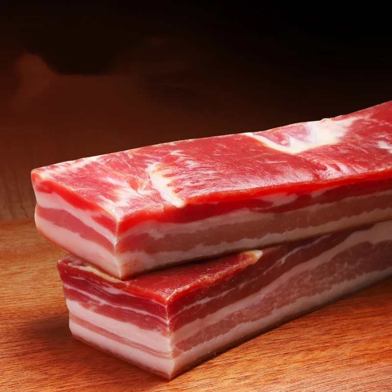 【老杨】一物一拍五花腊肉云南本地风干五花腊肉三线肉肥瘦适中