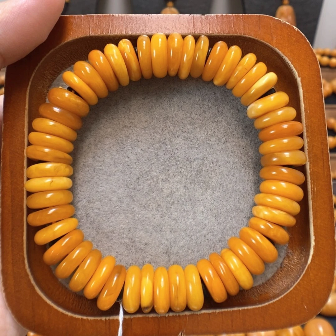 未镶嵌蜜蜡手串蜜蜡手串