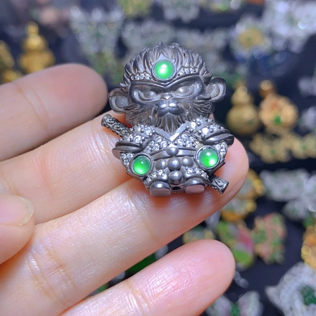 翡翠合金套链天然翡翠
