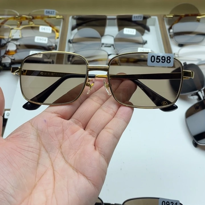 茶水晶全框眼镜 0598