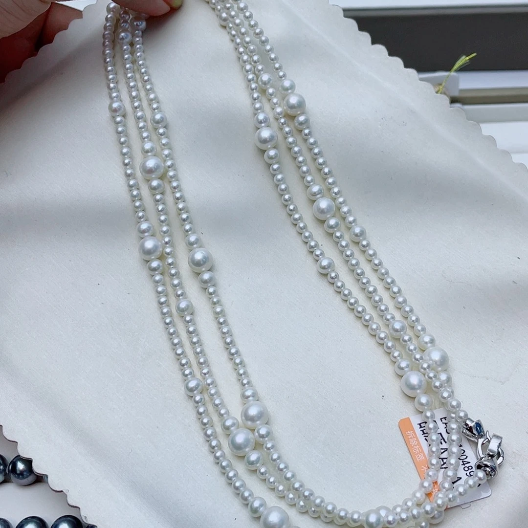 未镶嵌颈饰淡水珍珠w1