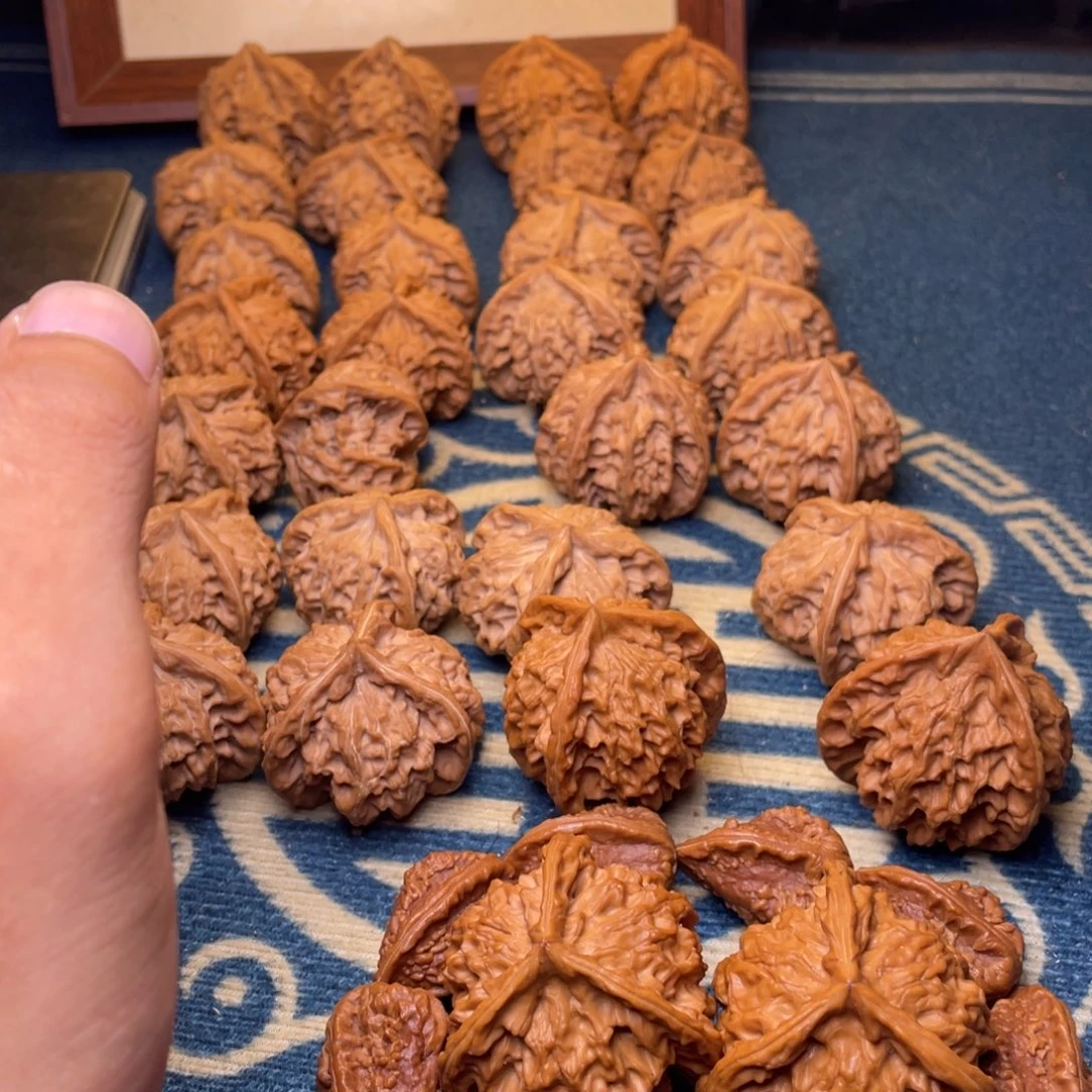 是***呀把件文玩核桃盘山43全品