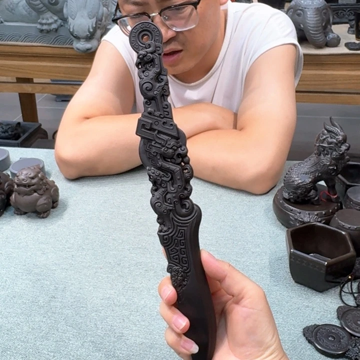 西安石晋錾石雕手工雕刻摆件