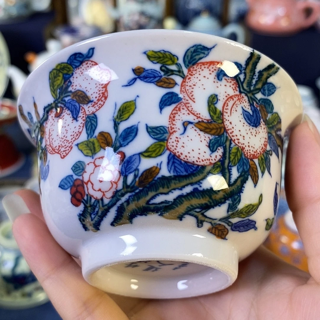 瓷片景德镇陶瓷茶杯1个