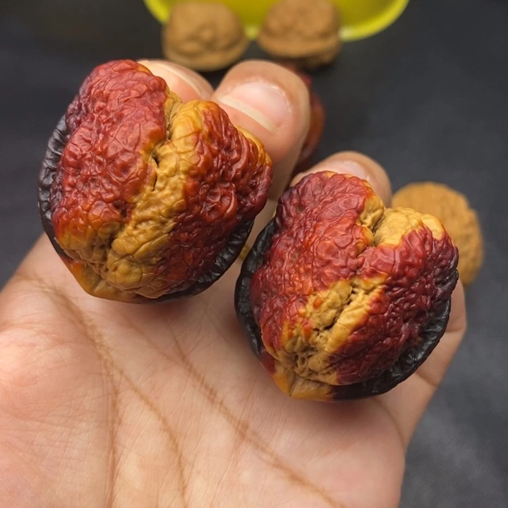 吊坠文玩核桃42尺蝴蝶蟾