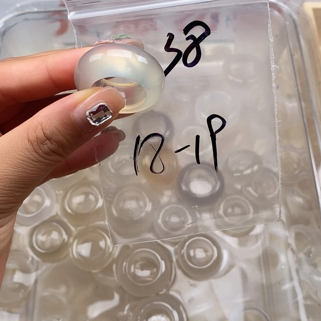 玛瑙/玉髓戒指合金