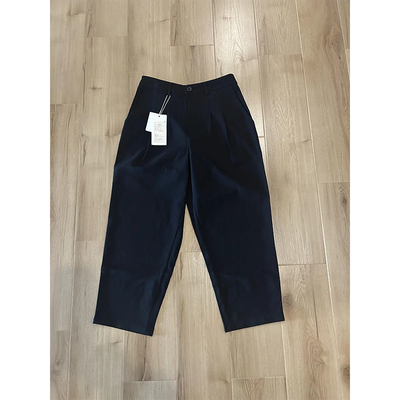 【ALINDM年终大清仓】胖mm宽松显瘦200斤高腰遮胯休闲裤AS24037