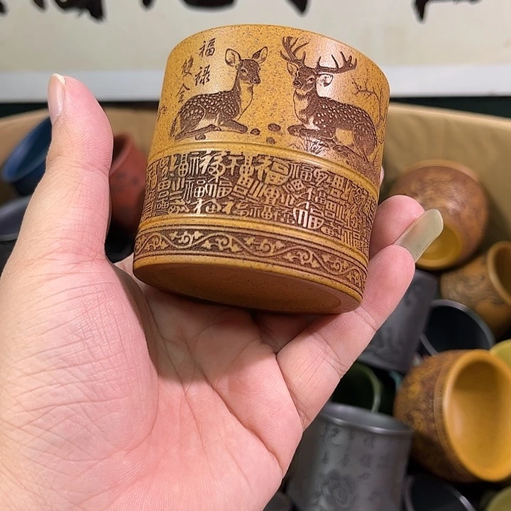 茶杯紫砂全手工紫砂主人杯